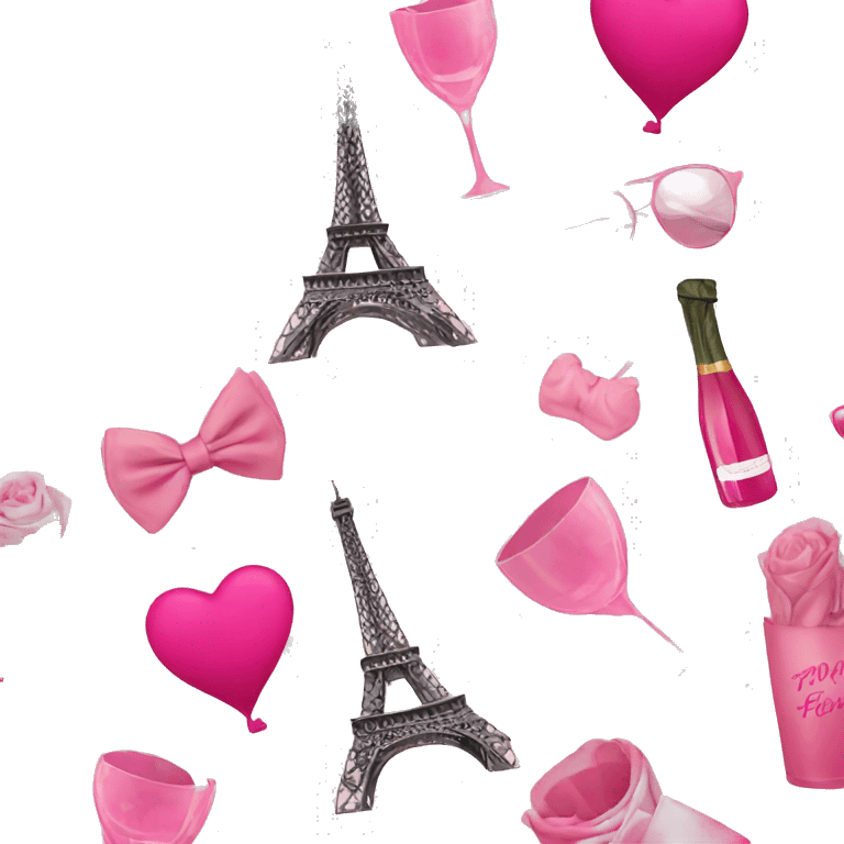 Bachelorette party in Paris emoji