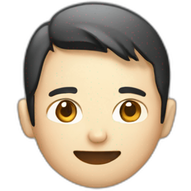 japanese no glasses software engineer with macbook emoji