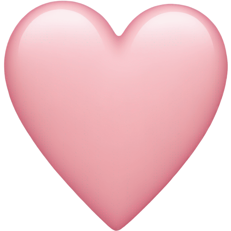 Light pink heart emoji