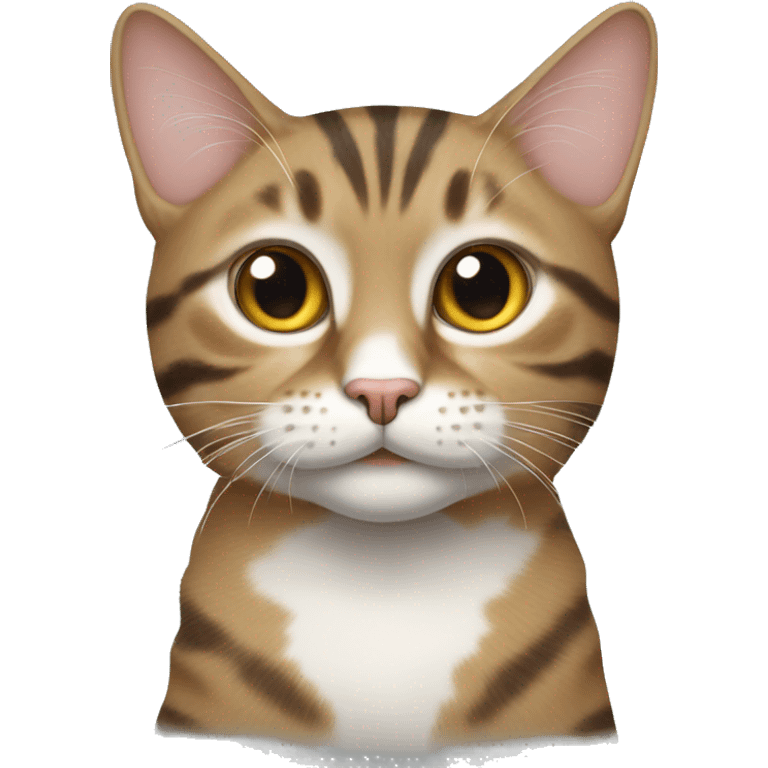 Norwegian  tabby cat emoji