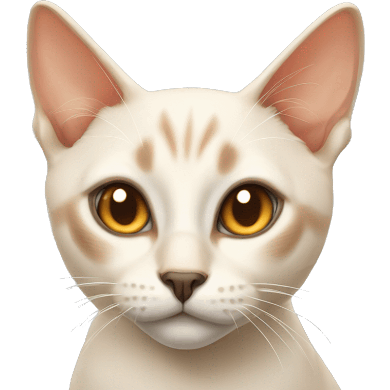 Flamepoint Siamese cat emoji