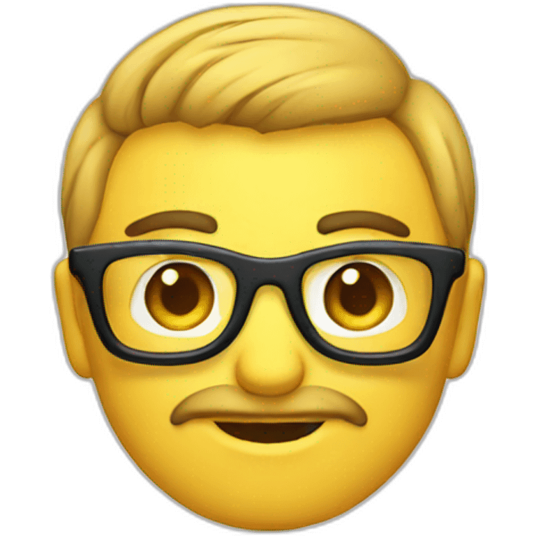 Logo geek emoji