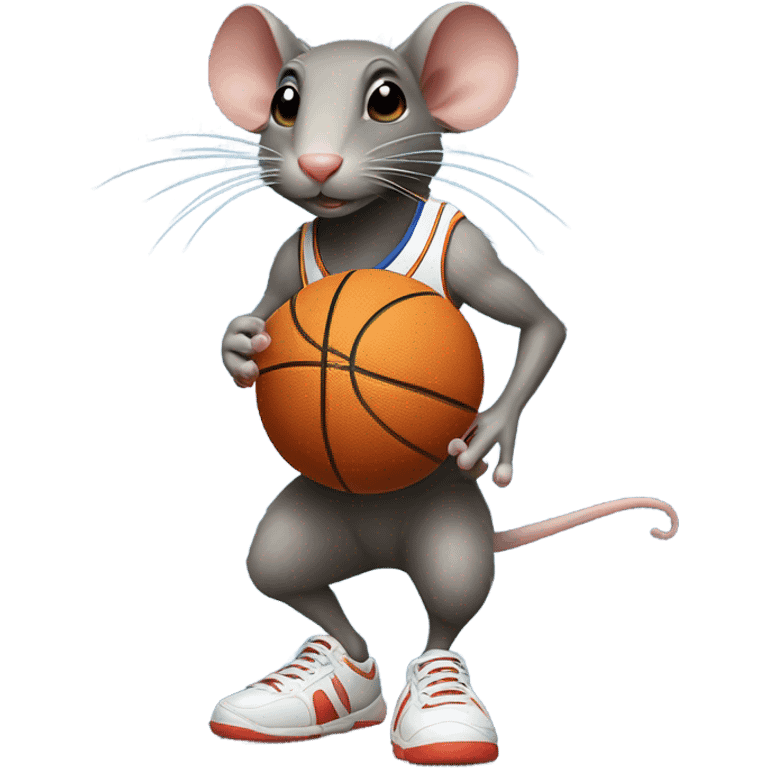 Basketball rat  emoji