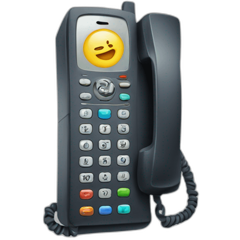 Un téléphone emoji