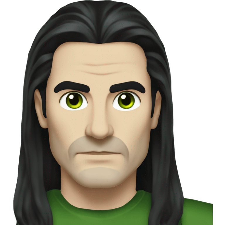 Peter Steele with green shirt emoji