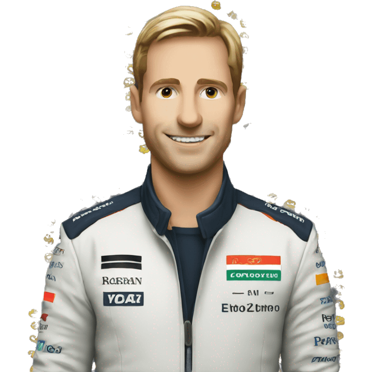 Formula one driver emoji