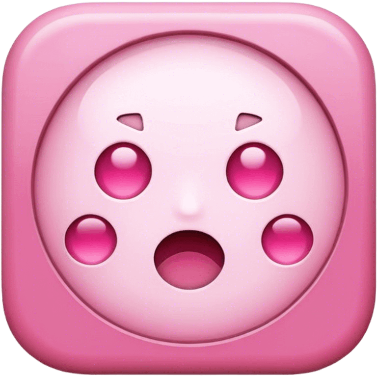 classic pink alert icon emoji