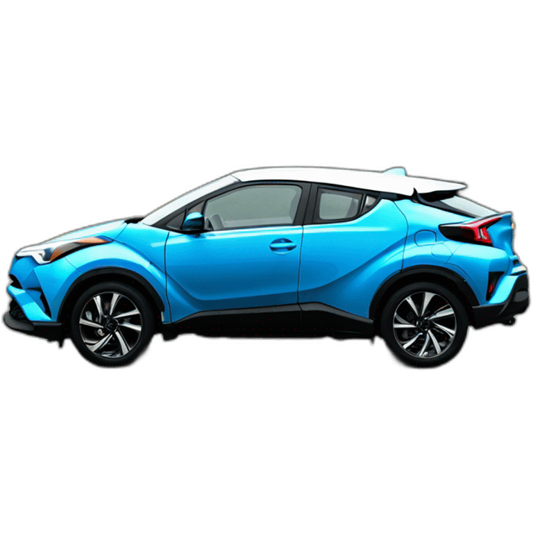 Toyota chr bleu emoji