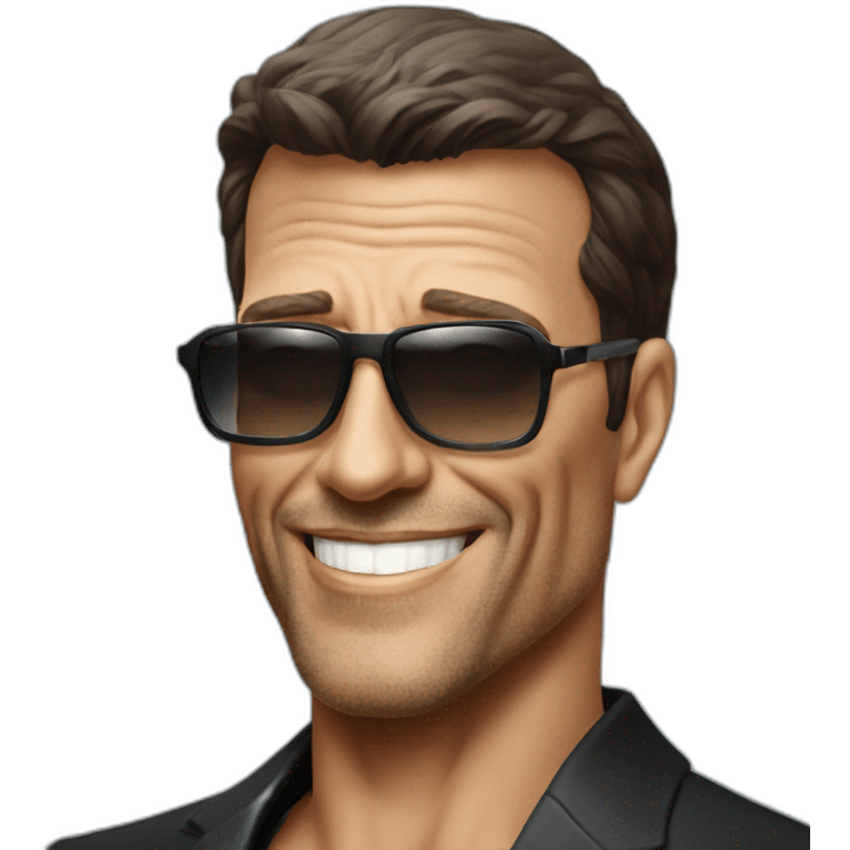 Tony Robbins gentleman with sunglasses emoji