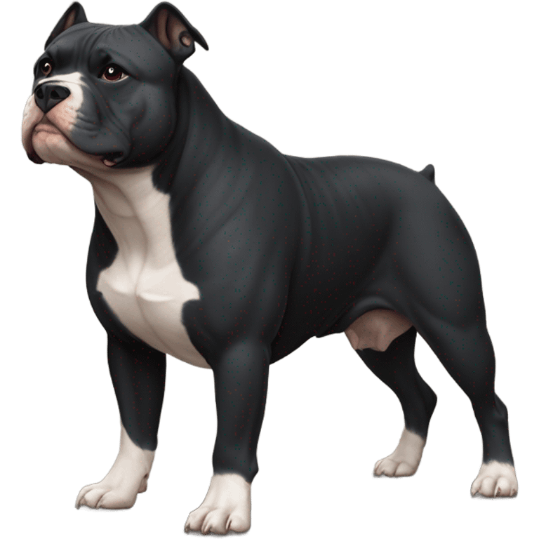 black american bully with blunt emoji