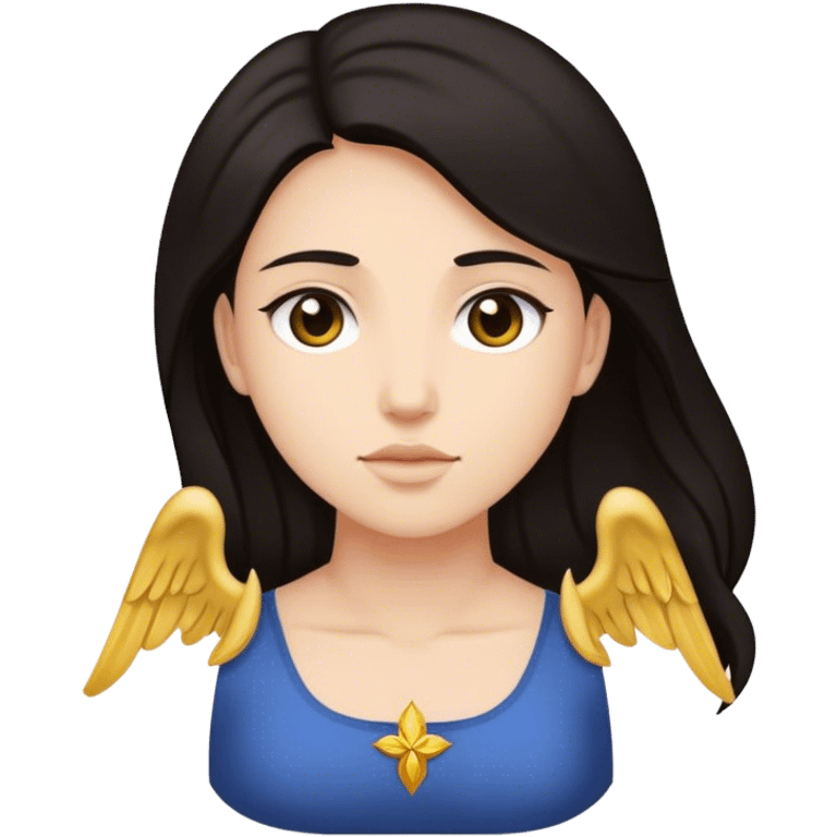 Dark hair Virgo emoji