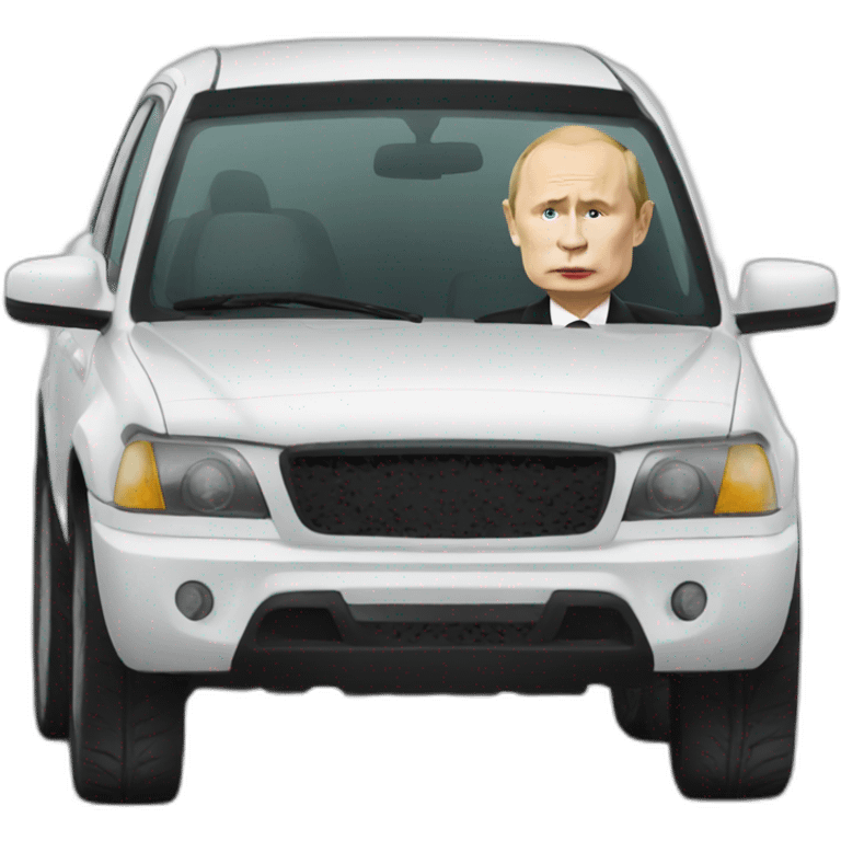 Putin with car emoji