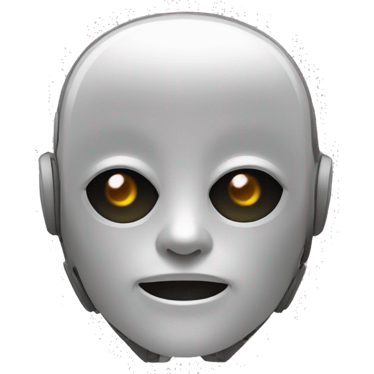 Nanxing robot style inscription in english emoji