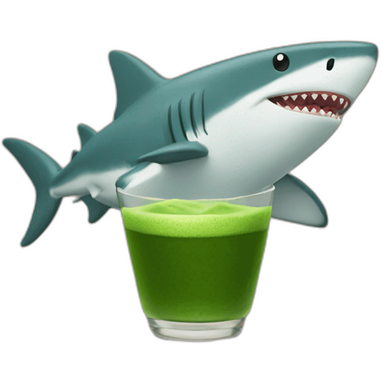 matcha-shark emoji