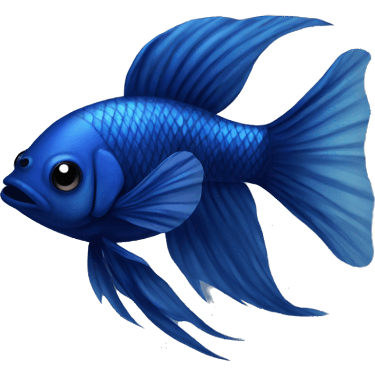 dark blue beta fish emoji