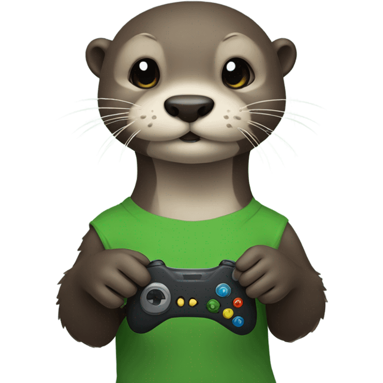 otter playing xbox  emoji