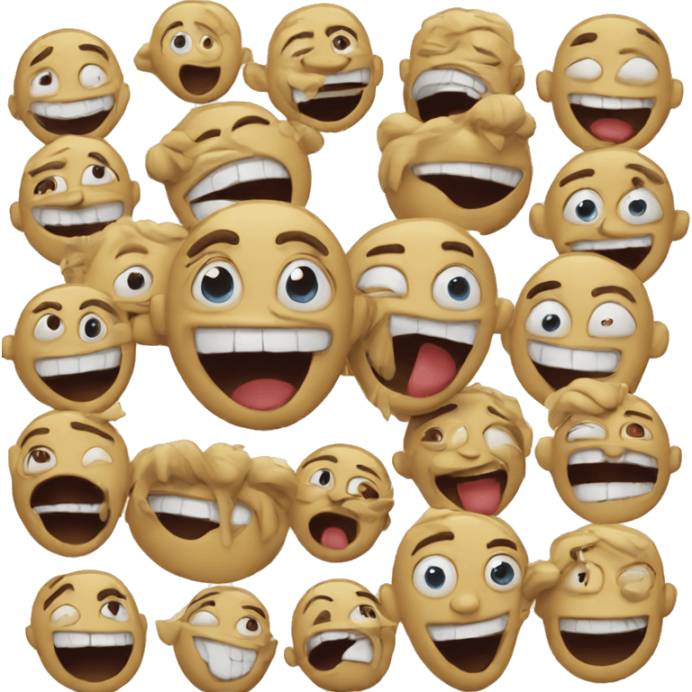 Crazy happy creepy emoji emoji