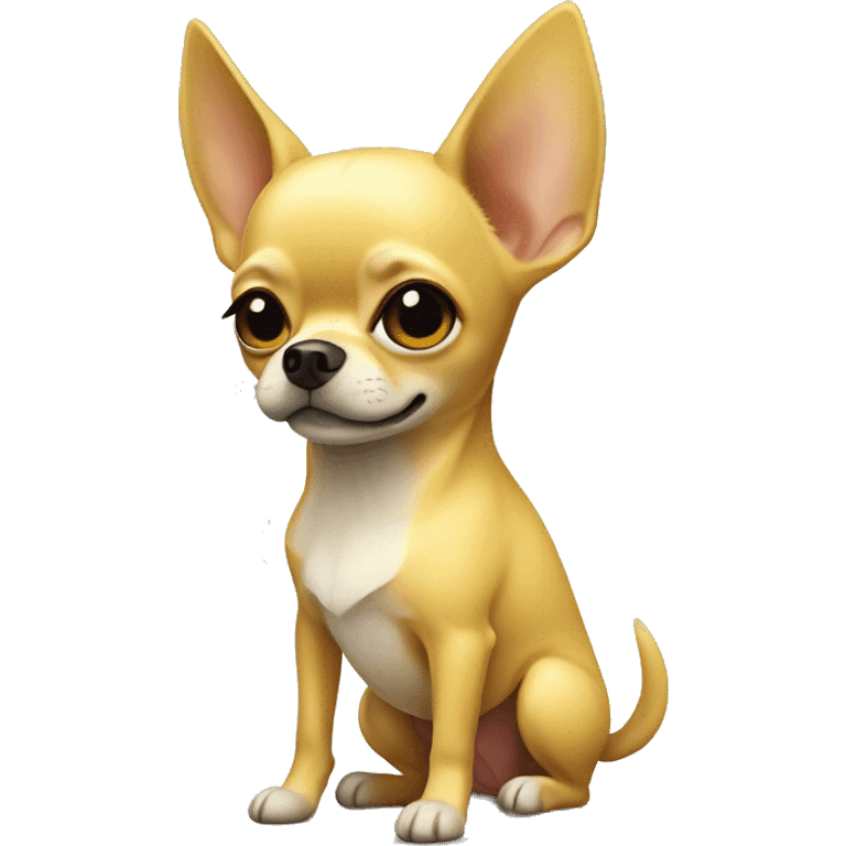 yellow chihuahua mlem emoji