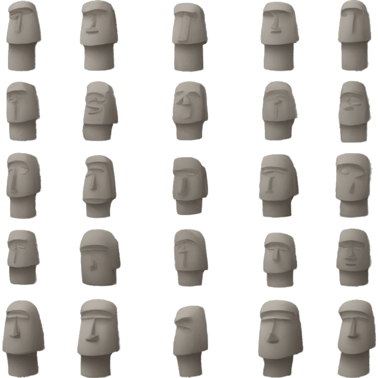 Moai emoji