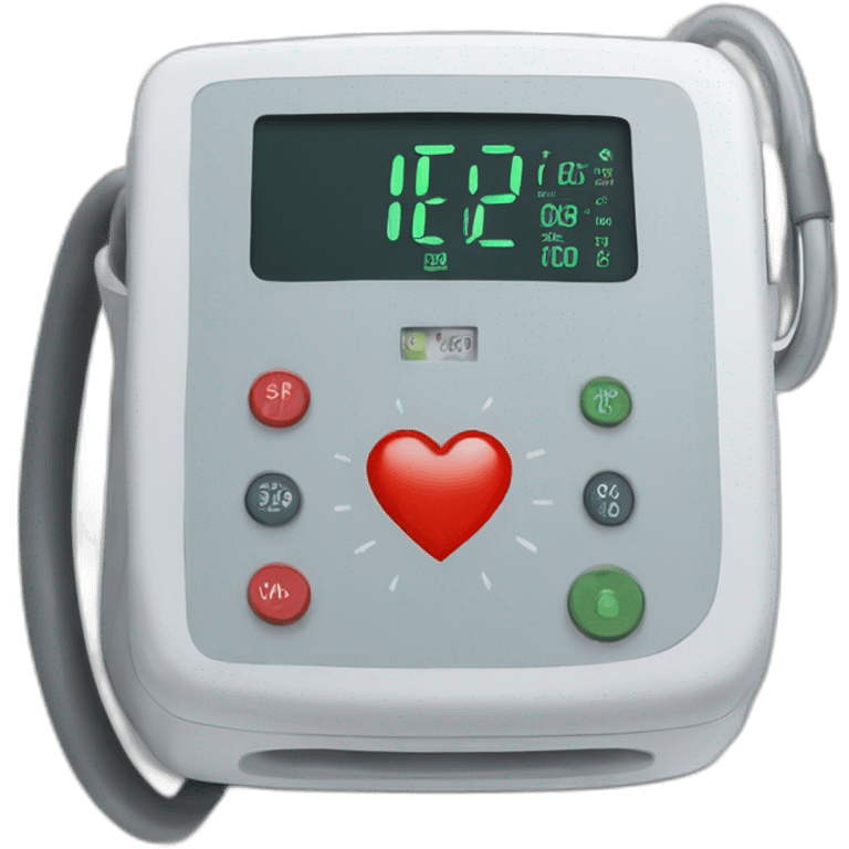 blood pressure monitor emoji