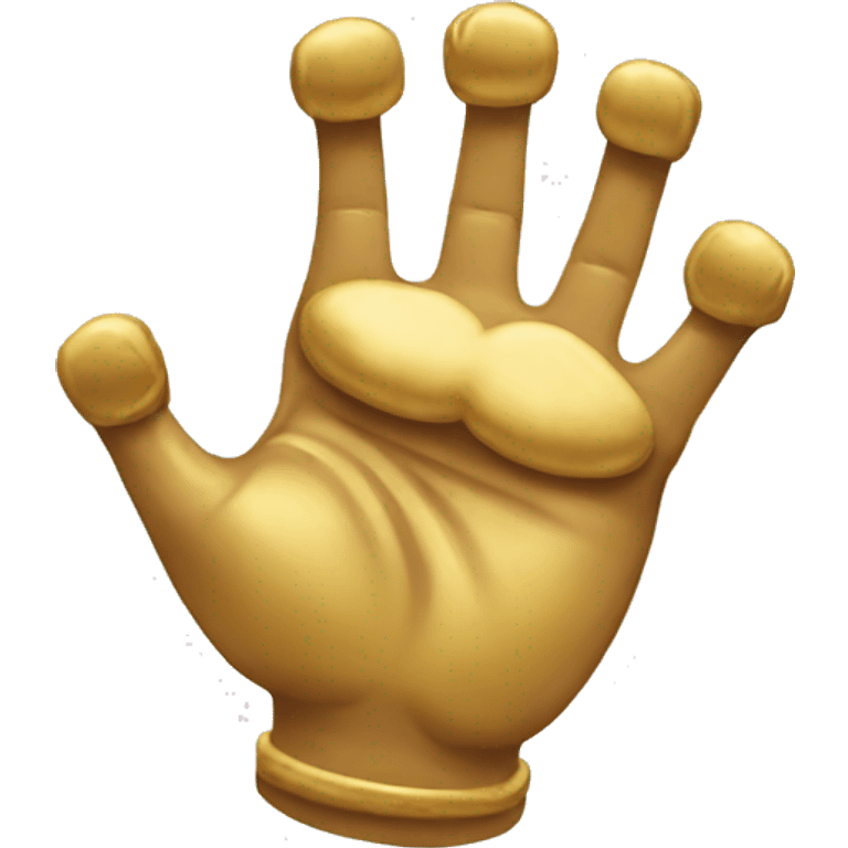 Gold knuckle  emoji