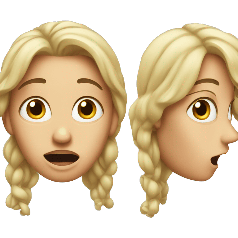 a surprised woman emoji