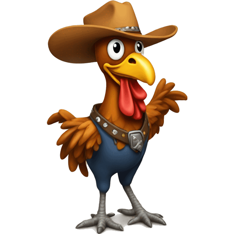 Cowboy chicken  emoji