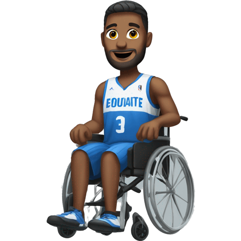 Basketballer in a wheelchair emoji