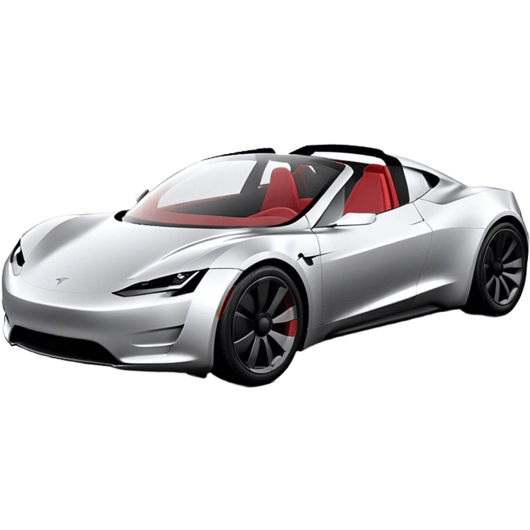 Tesla Roadster - Tesla (Model Year: 2020) (Iconic colour: Silver) emoji