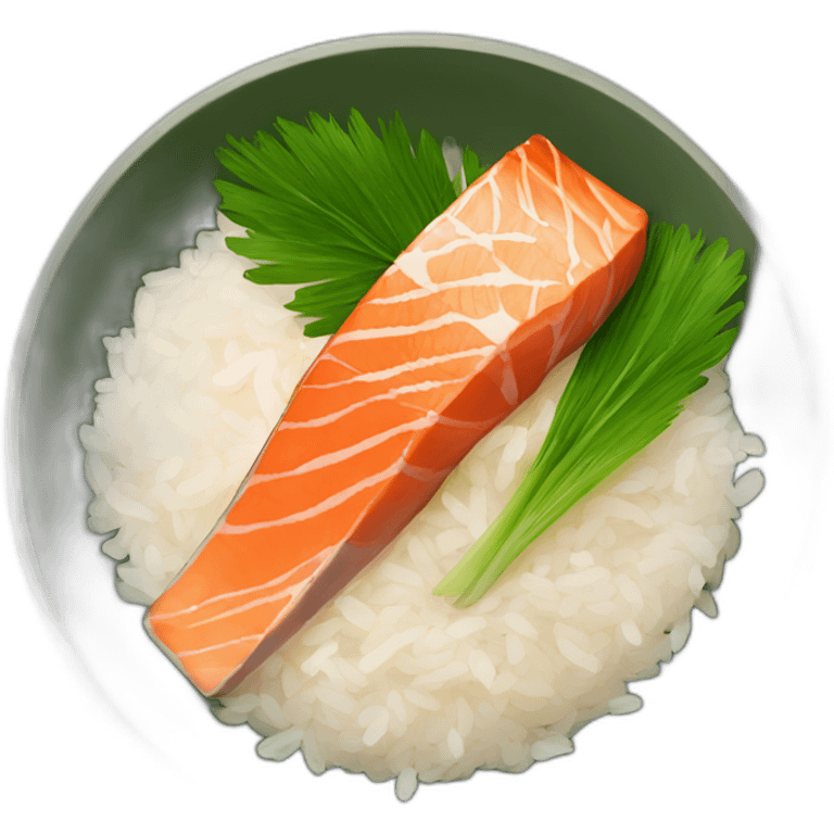 miso-soup-and-grilled-salmon-with-rice emoji