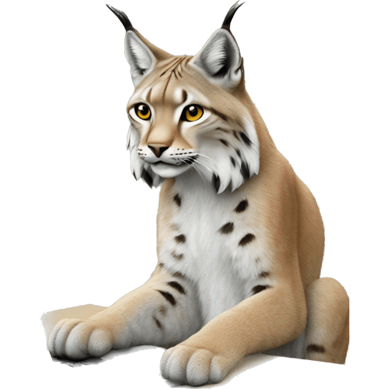 A lynx with a laptop emoji