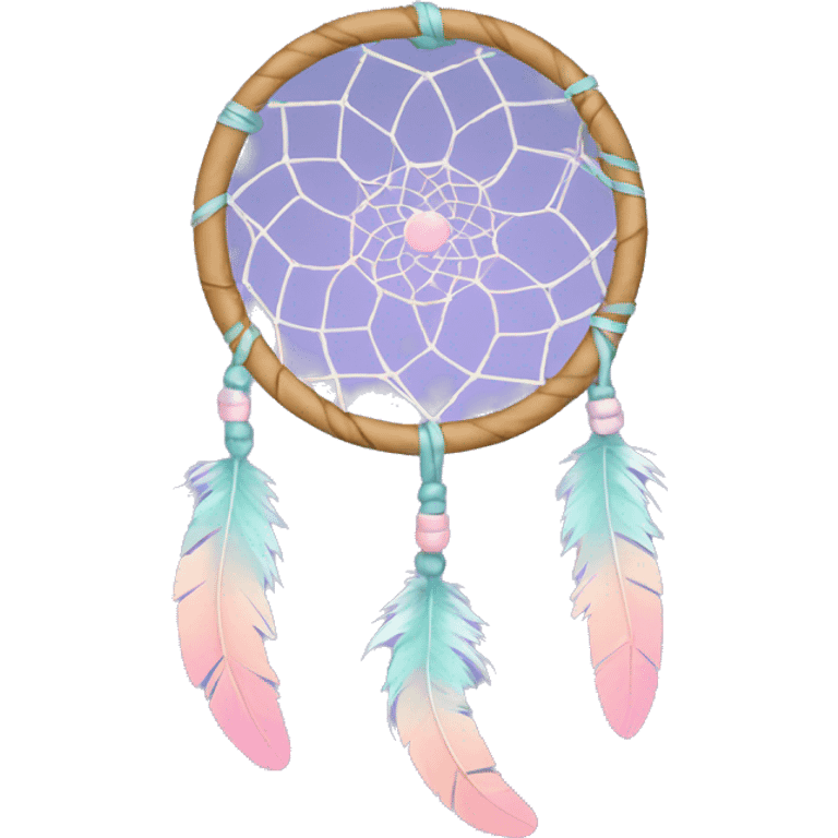 Mini pastel dreamcatcher emoji