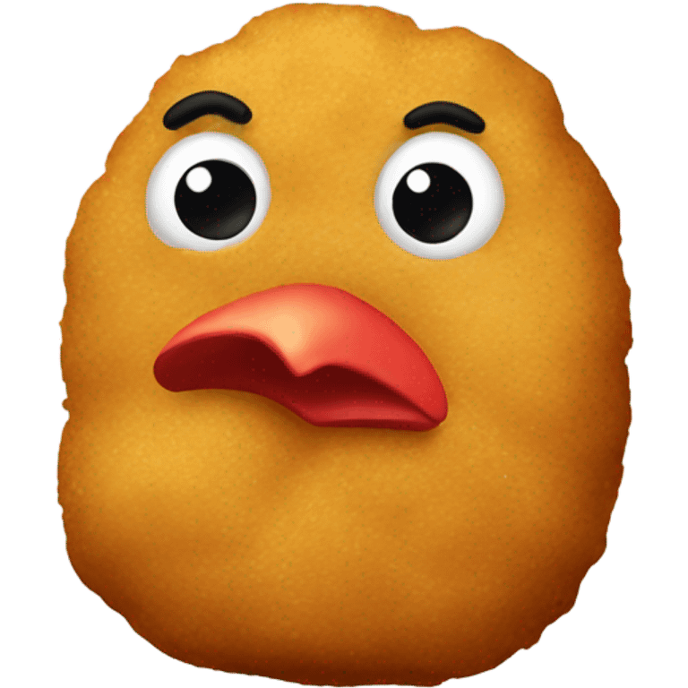 Gangster chicken nugget emoji