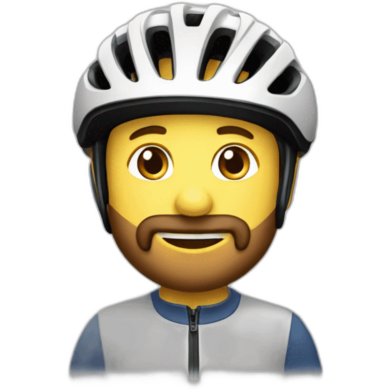 3 mecs à vélo emoji