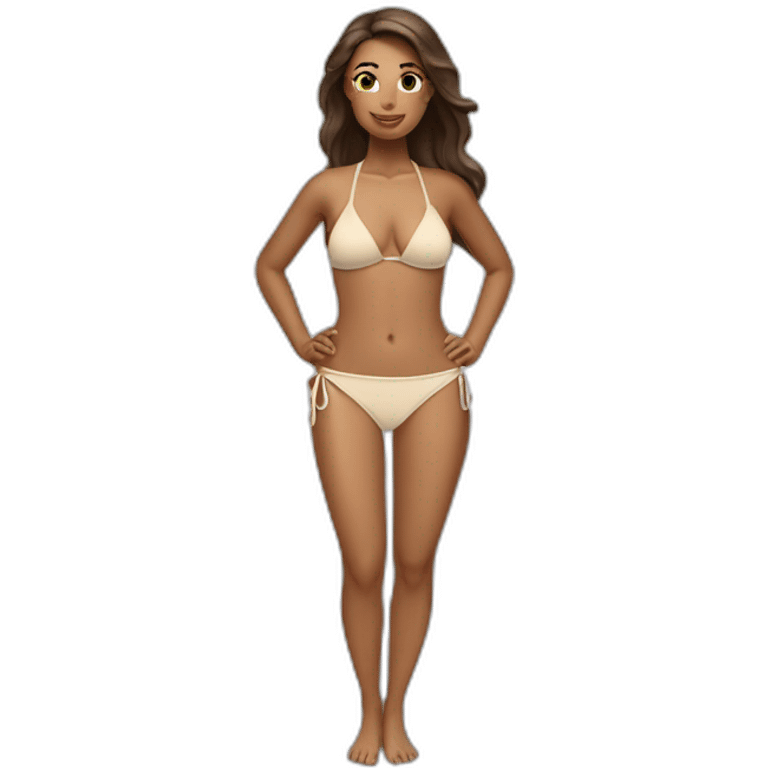 woman-wearing-a-string-bikini-bottoms-top-exposed-(full-body,-ios17,-top-less,-cream-colored-bikini) emoji