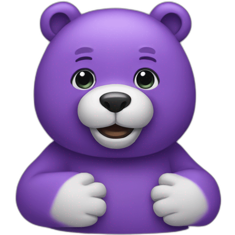 purple bear emoji