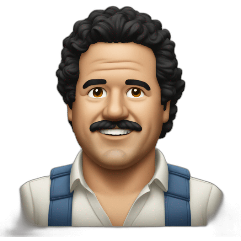 Pablo Escobar celebrating emoji