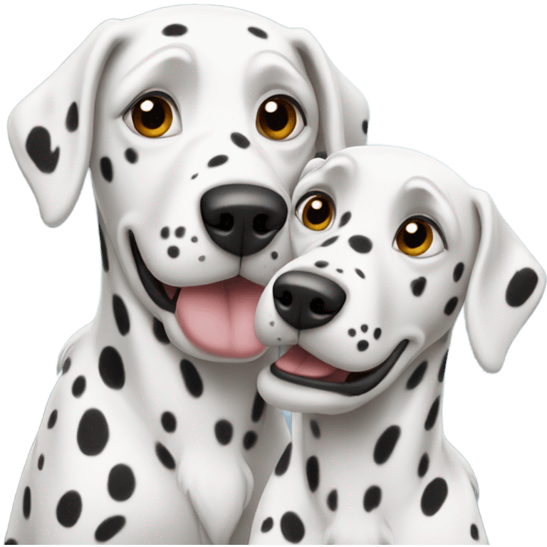 Two Dalmatians emoji