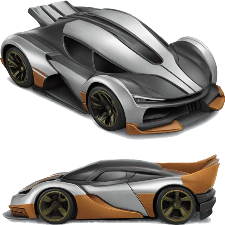 Side view Hot wheels the mandalorian hypercar 1car  emoji