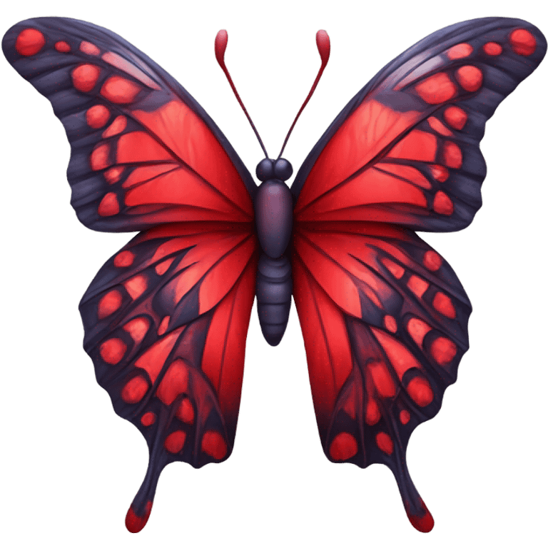 red butterfly emoji