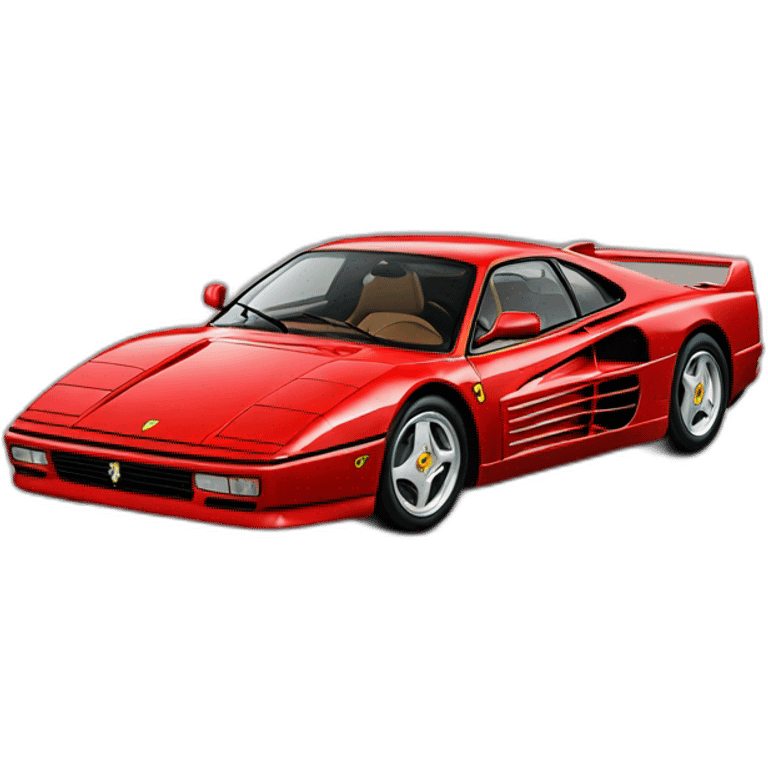 ferrari testarossa emoji