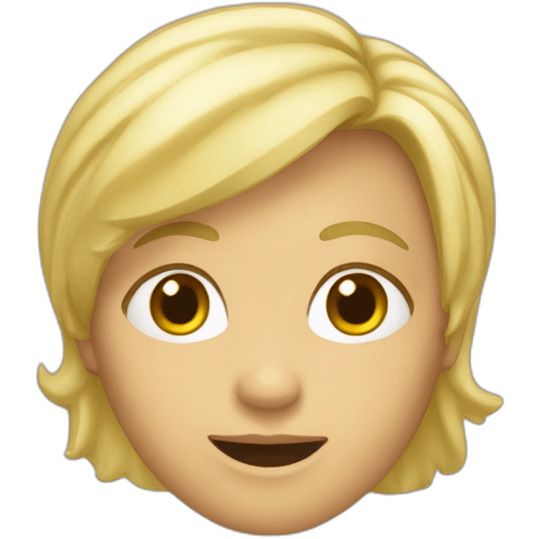 Un blond emoji