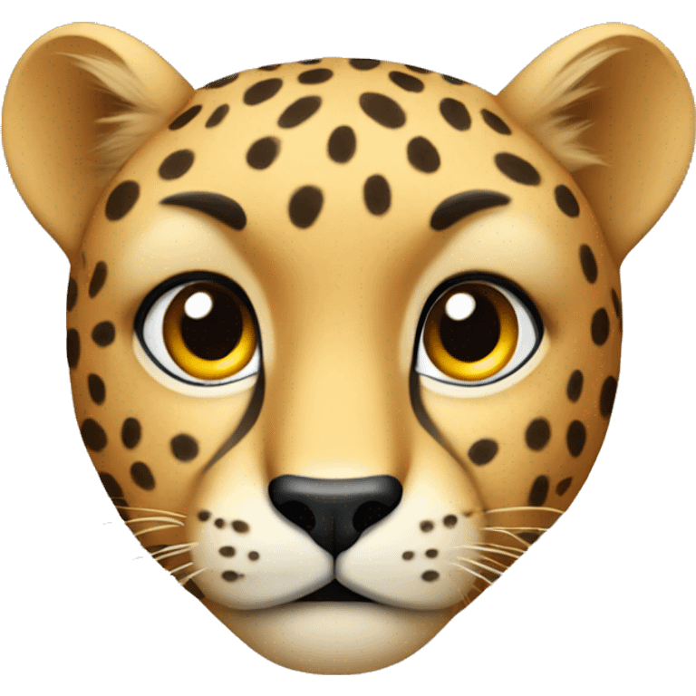 cheetah face emoji