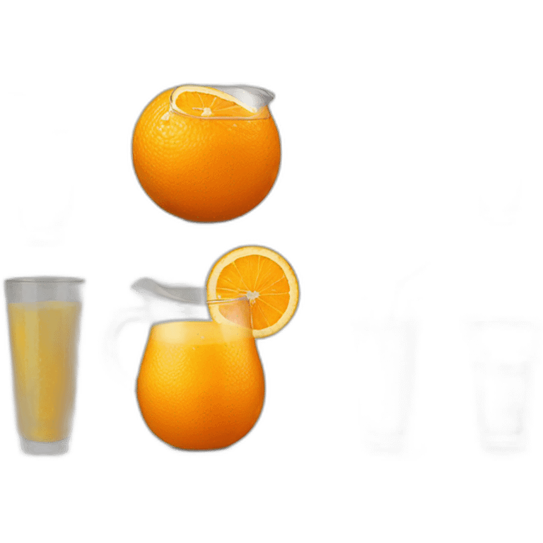 orange juice men emoji