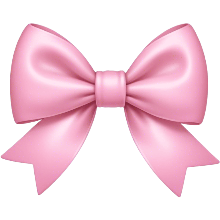 Baby pink bow emoji