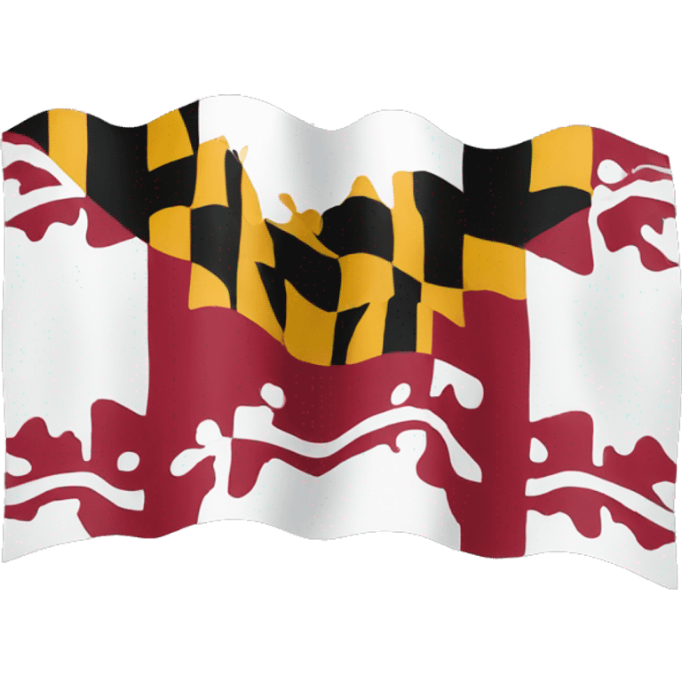 A Maryland flag emoji