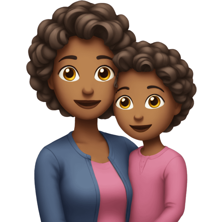 mother and daughter emoji