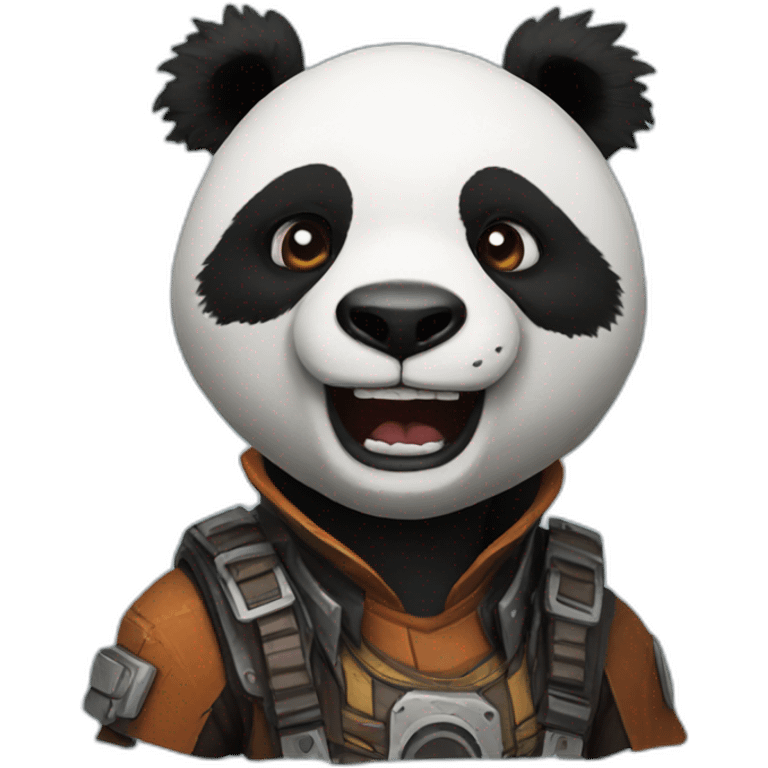 Panda as borderlands emoji