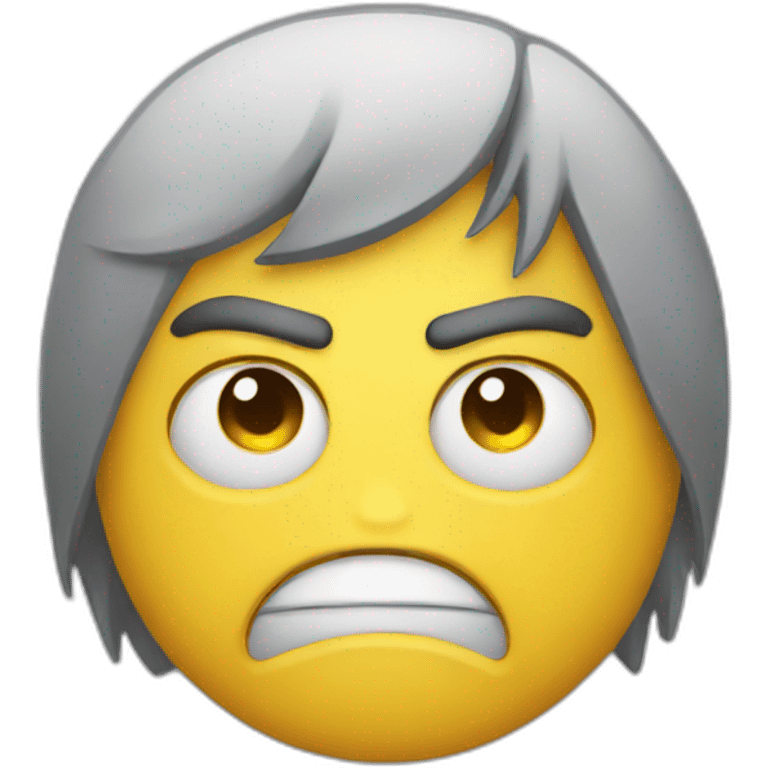 Emoji who angry in the car emoji