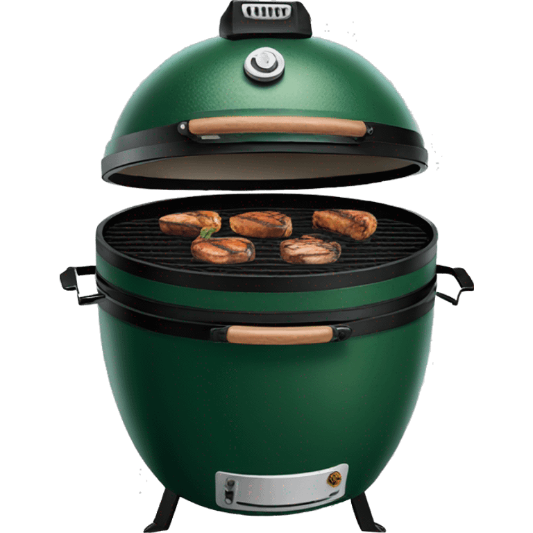 Big green egg grill emoji